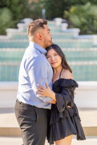 Beautiful architecture at Grand Floridian by Disney with top Orlando engagement photographer