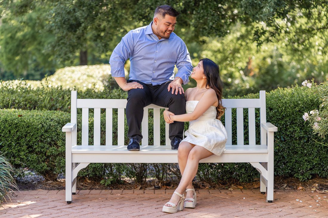 Engagement photo shoot at Disney's Port Orleans Riverside resort by top Orlando photographer and videographer