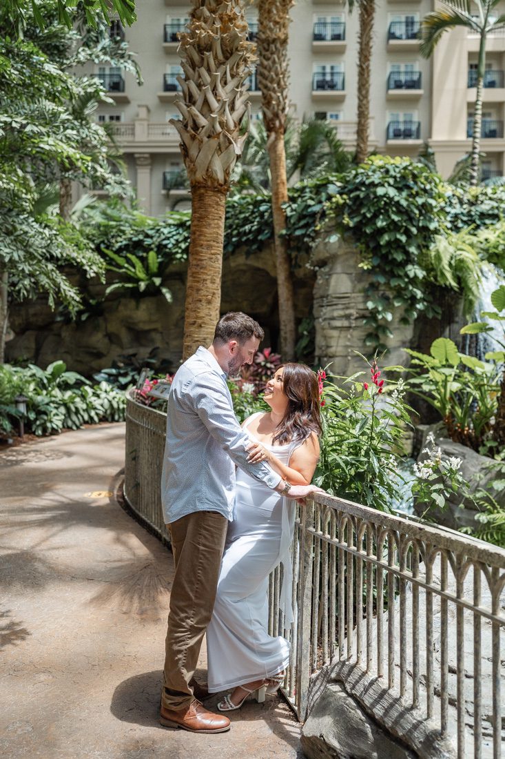 Elegant engagement session in an indoor location in Orlando with top rated photographer