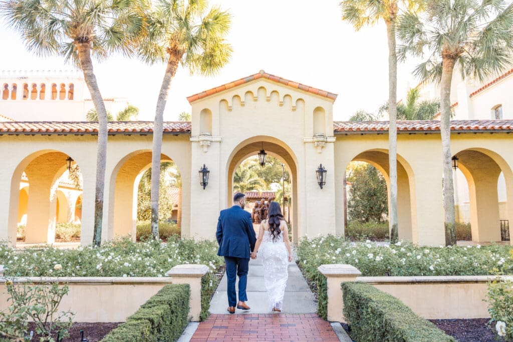 Engagement photography at Rollins College in Winter Park by top Orlando photographer