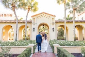 Engagement photography at Rollins College in Winter Park by top Orlando photographer