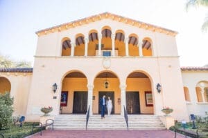 Engagement photography at Rollins College in Winter Park by top Orlando photographer