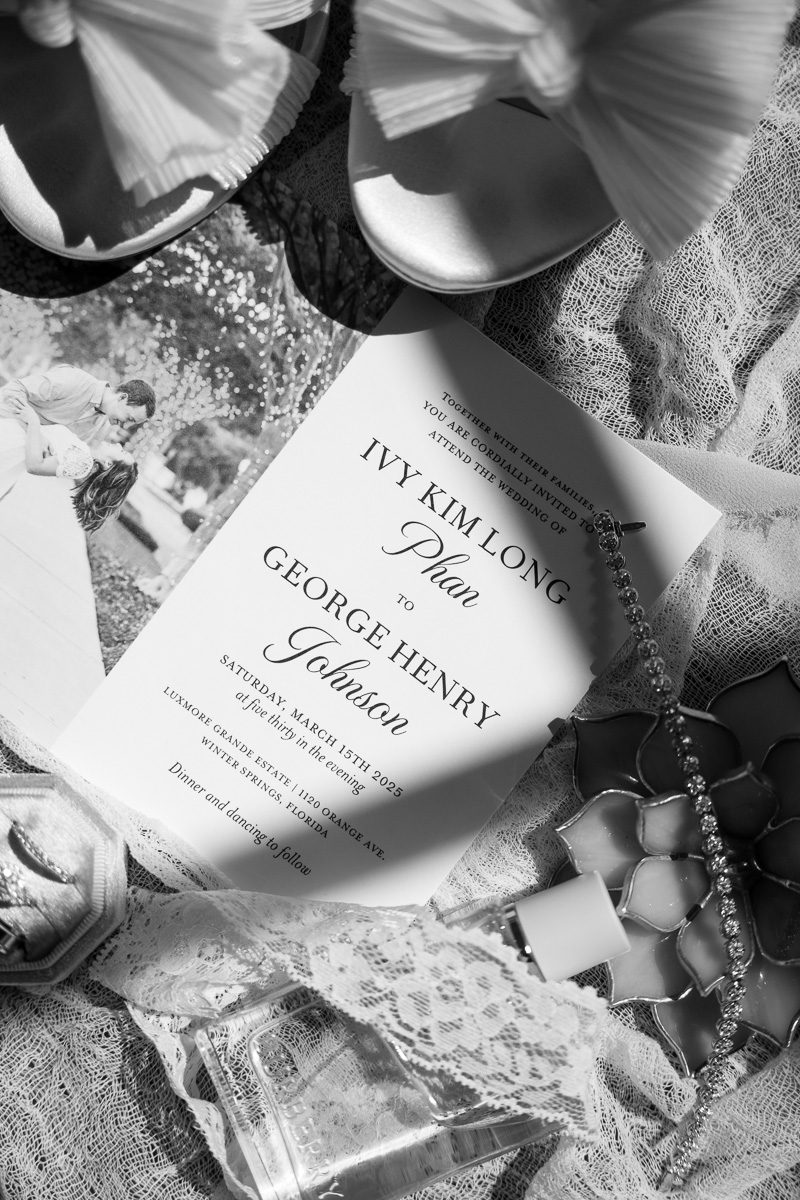 Elegant Orlando wedding at Luxmore Grande Estate photographed by Captured by Elle