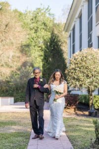 Outdoor ceremony captured by Orlando wedding photographer at Luxmore Estate
