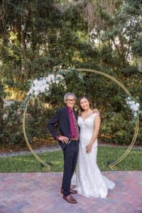 Family portraits during Orlando wedding at Luxmore Grande Estate