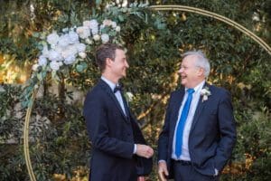 Family portraits during Orlando wedding at Luxmore Grande Estate